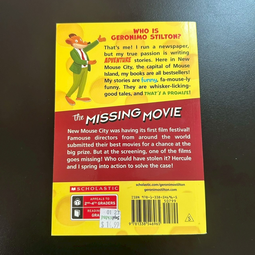 <二手 兩本合售> Geronimo Stilton 老鼠記者 英文讀物-細節圖5