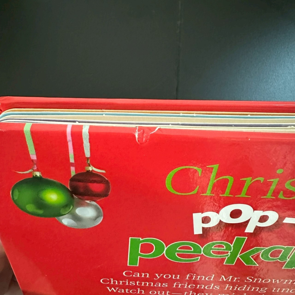 <二手> DK Christmas Pop-Up Peekaboo! 躲貓貓 翻頁立體書 翻翻書-細節圖2