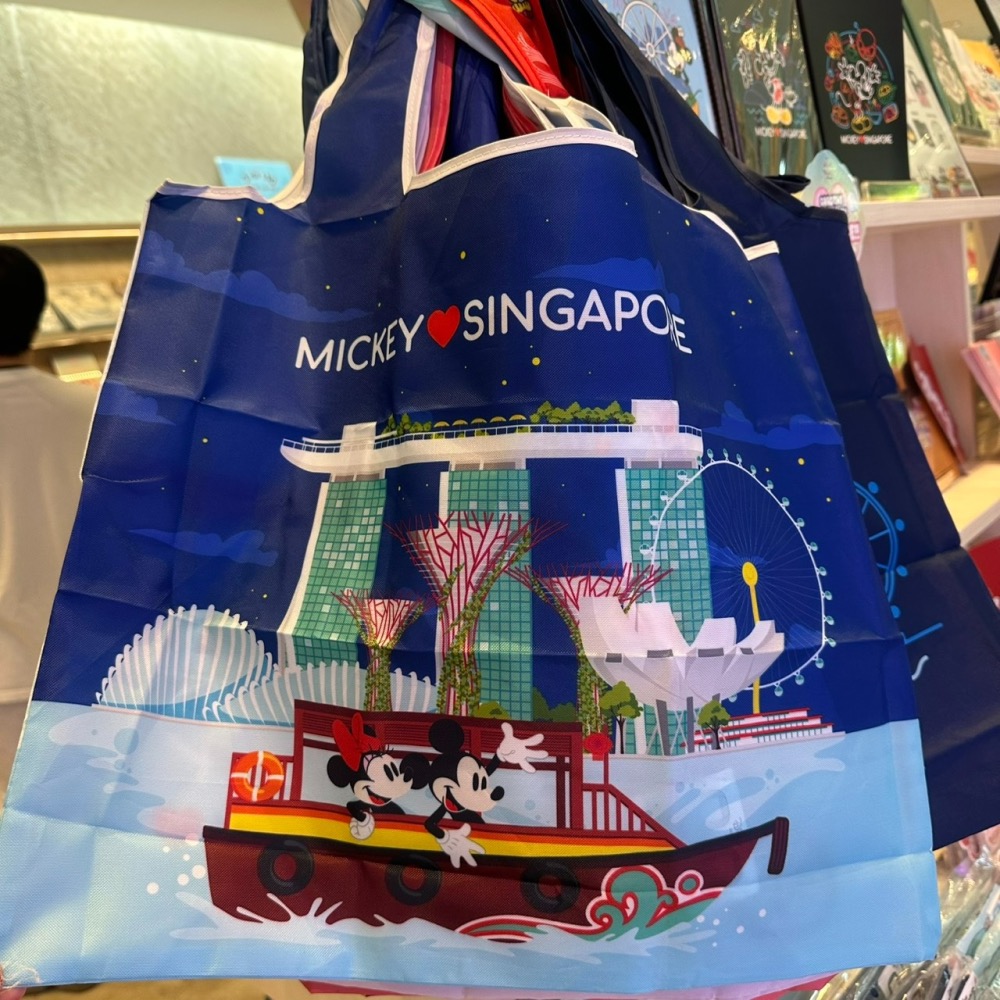 [新加坡限定] 迪士尼 環保購物袋 史迪奇 米奇 奇奇蒂蒂 榴槤 金沙酒店 環保袋 購物袋-細節圖4
