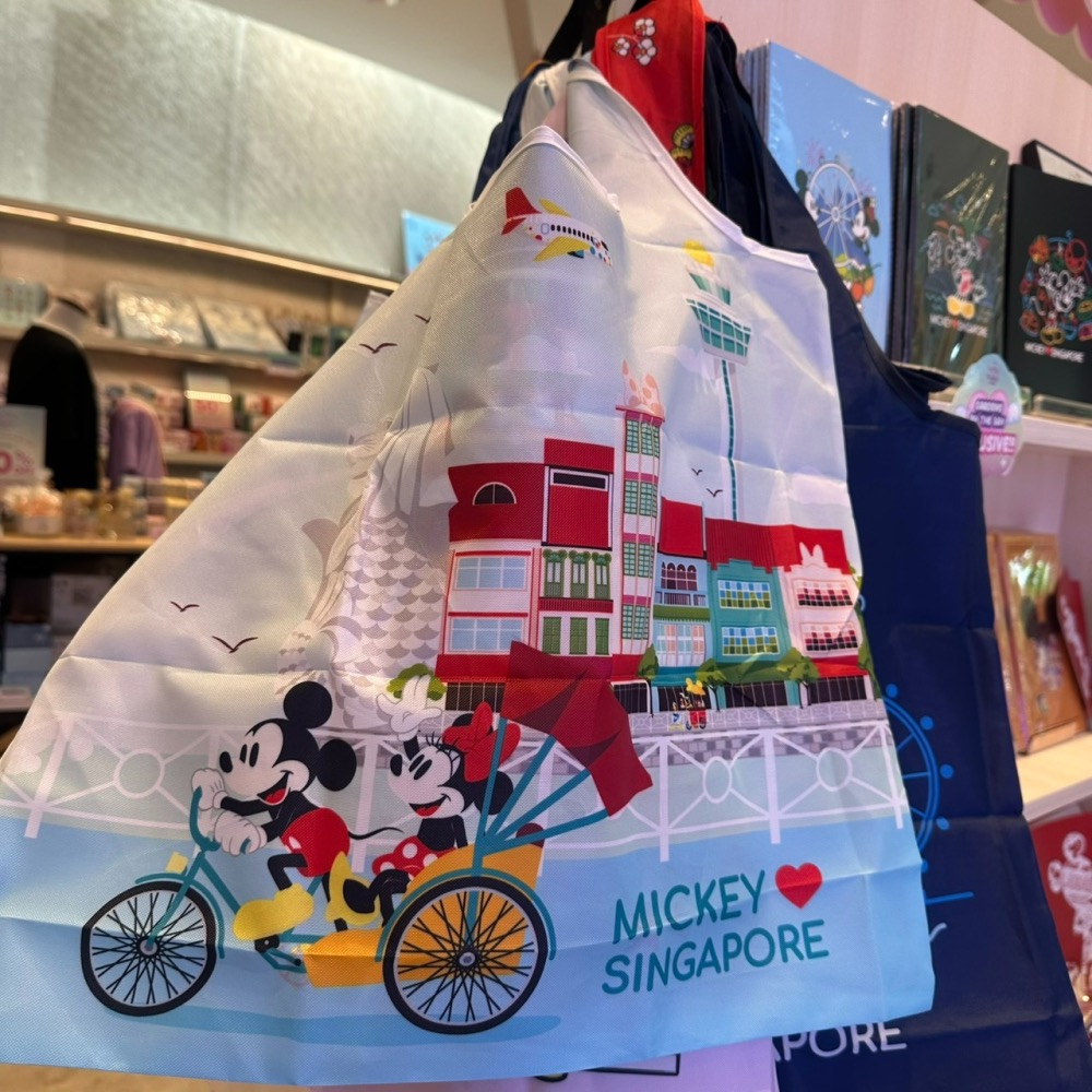 [新加坡限定] 迪士尼 環保購物袋 史迪奇 米奇 奇奇蒂蒂 榴槤 金沙酒店 環保袋 購物袋-細節圖5