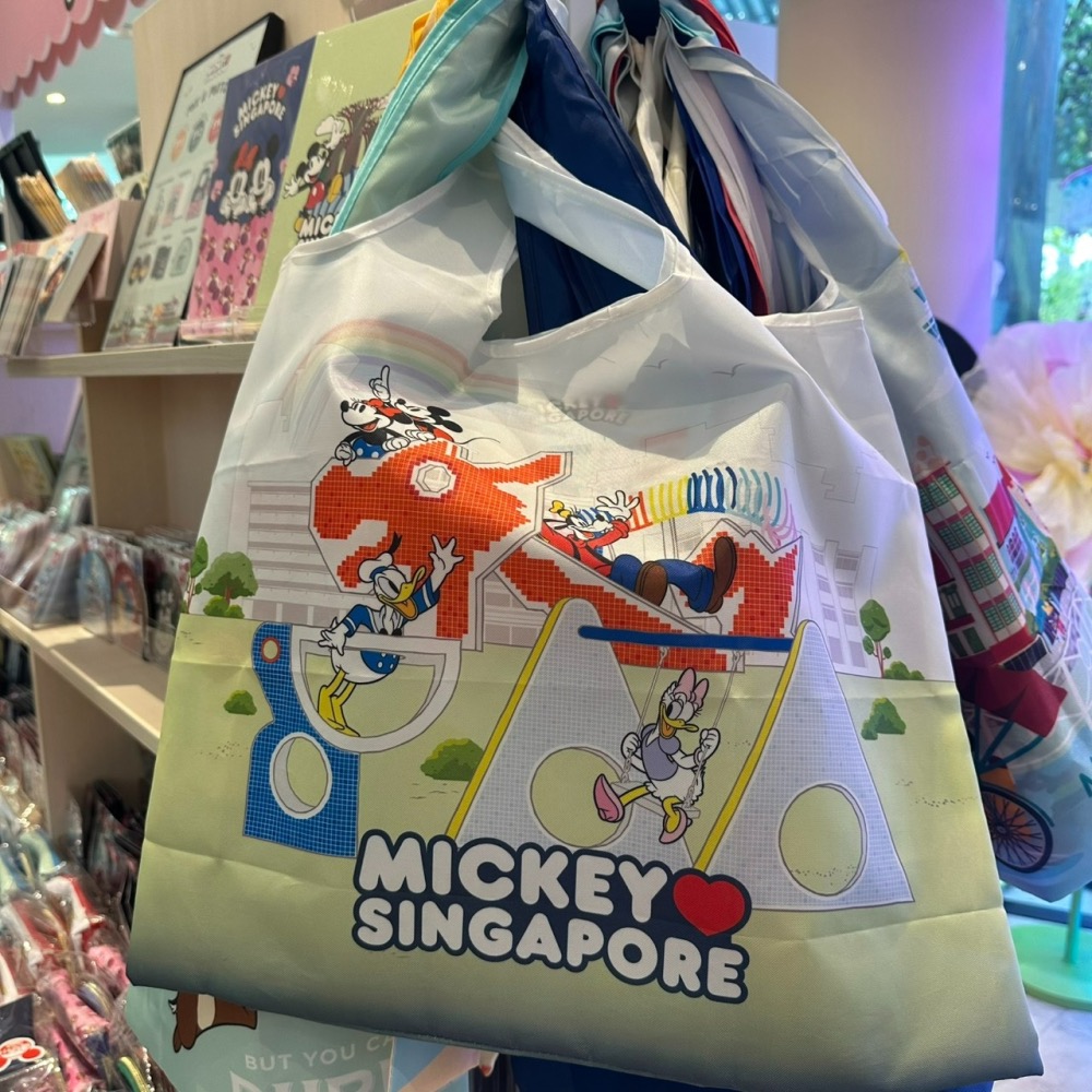 [新加坡限定] 迪士尼 環保購物袋 史迪奇 米奇 奇奇蒂蒂 榴槤 金沙酒店 環保袋 購物袋-細節圖6