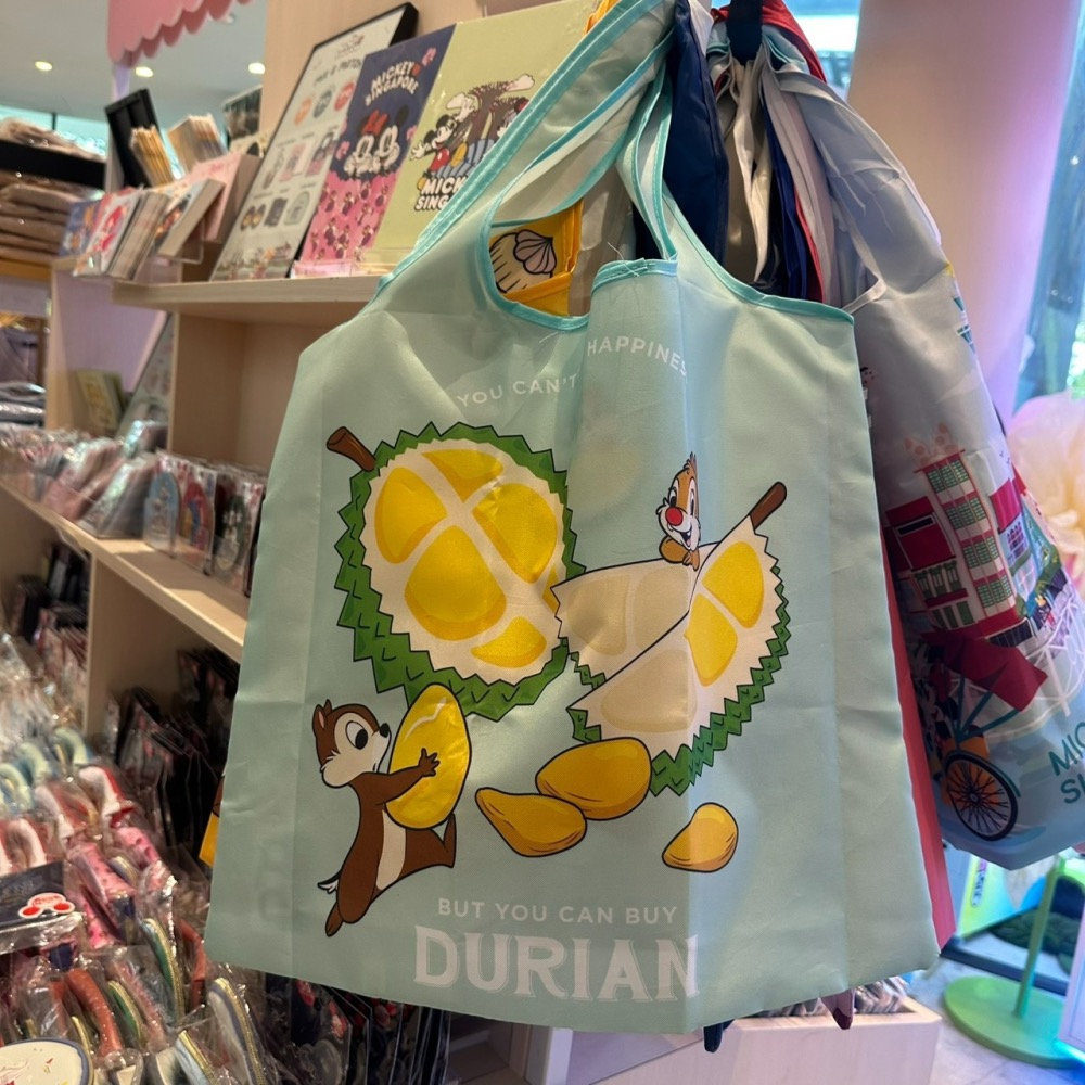[新加坡限定] 迪士尼 環保購物袋 史迪奇 米奇 奇奇蒂蒂 榴槤 金沙酒店 環保袋 購物袋-細節圖9