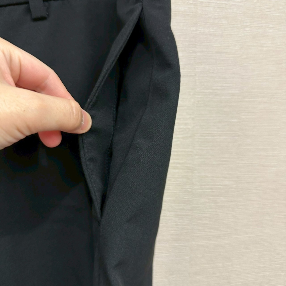 <二手> Uniqlo 男款 EZY 黑色正裝褲 size S 425149-細節圖5