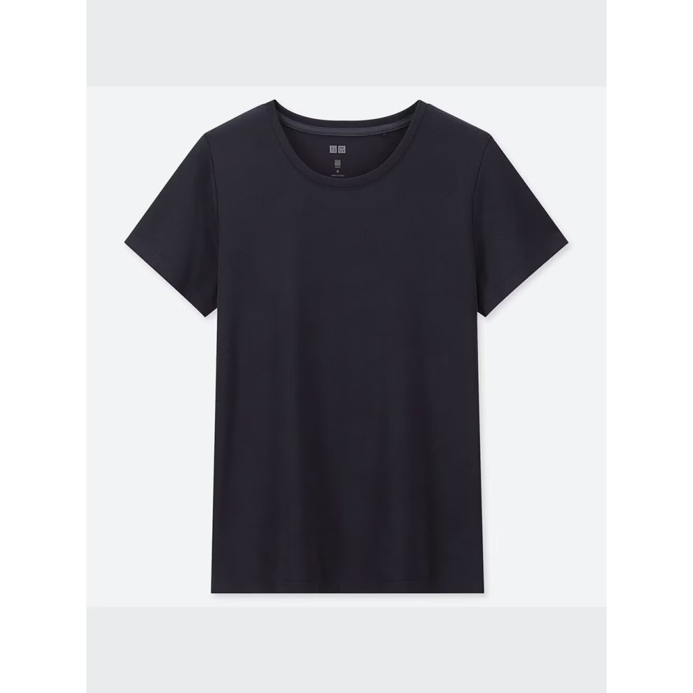 <二手> Uniqlo DRY-EX 藍色短袖圓領T恤 size S 417850-細節圖6