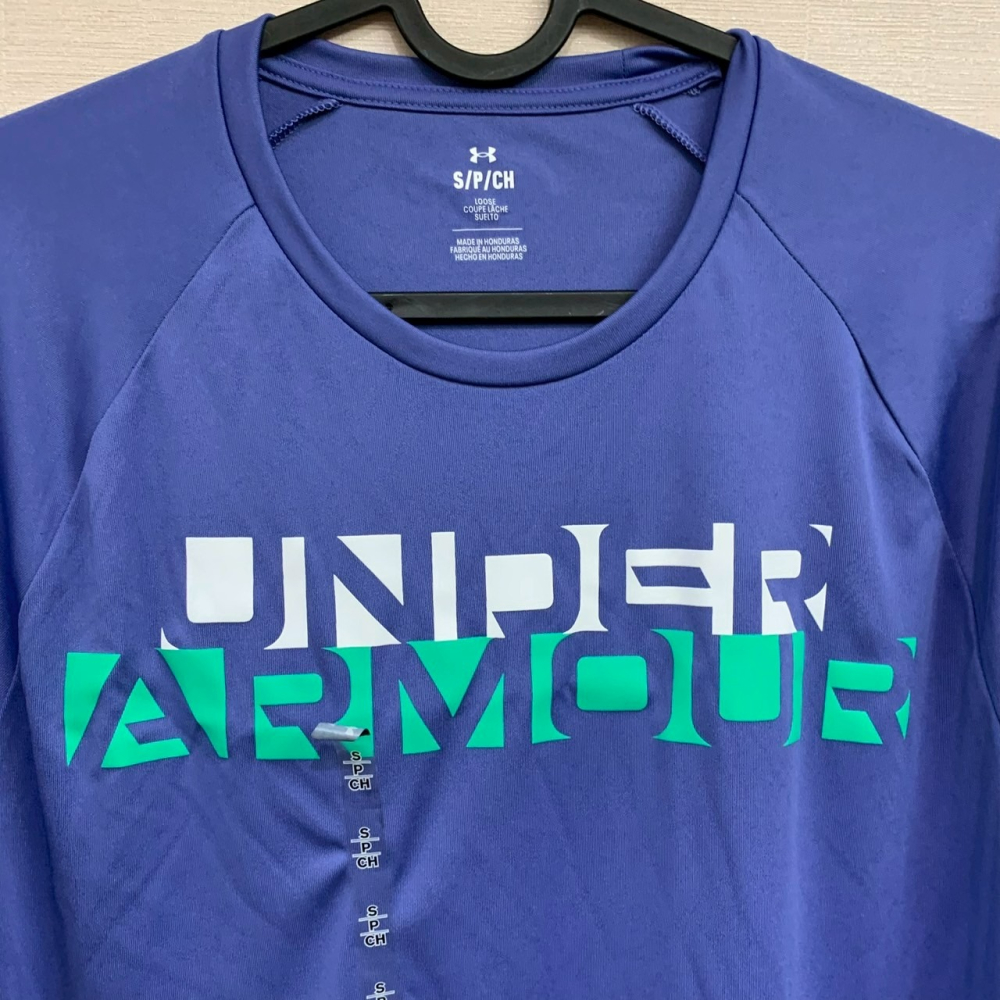 美國 UA 安德瑪 Under Armour 男款 短袖Velocity UA Tech運動T恤 size S/M-細節圖5