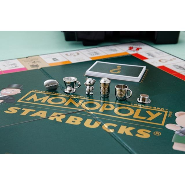 香港 澳門 限定 Starbucks 星巴克 「星巴克 x 大富翁」珍藏版桌上遊戲 桌遊 周年紀念 溫感變色馬克杯-細節圖4