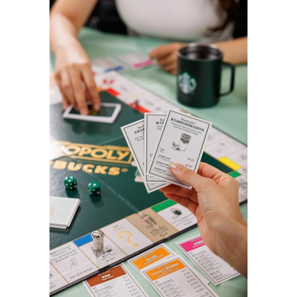 香港 澳門 限定 Starbucks 星巴克 「星巴克 x 大富翁」珍藏版桌上遊戲 桌遊 周年紀念 溫感變色馬克杯-細節圖5