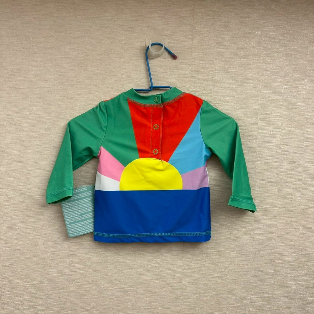 美國 迪士尼商店 Disney baby 米奇 泳衣 泳裝 防曬 上衣 6-9個月 70公分 UPF 50+-細節圖8