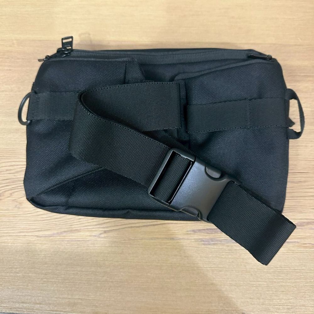 美國 adidas Ramble 斜背包 腰包 肩背包 胸包 黑色-細節圖7