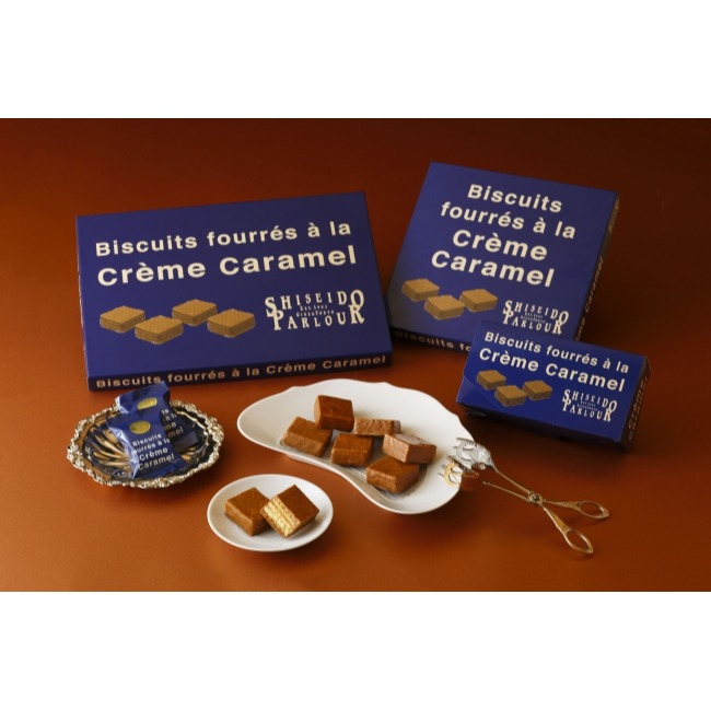 日本 資生堂 Shiseido Parlour 焦糖布丁威化夾心餅乾 12個入-細節圖2