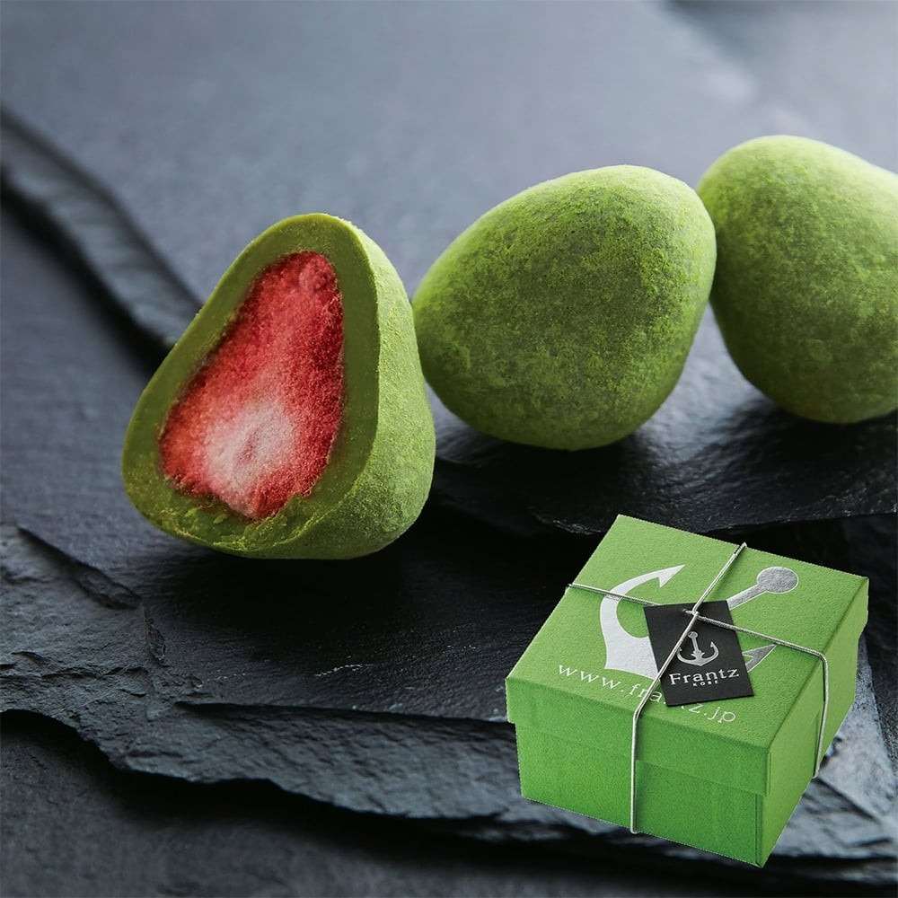 日本 Frantz Kobe 神戶 草莓巧克力 抹茶 禮盒 90g-細節圖7