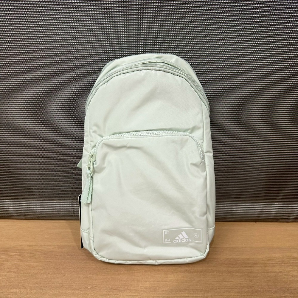 美國 adidas Essentials 2 斜背包 肩背包 胸包 米色 綠色-規格圖11