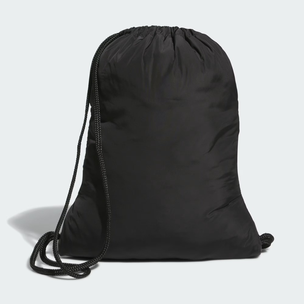 美國 adidas Alliance 3 Sackpack 雙肩抽繩束口包 運動背包 後背包 黑色-細節圖2