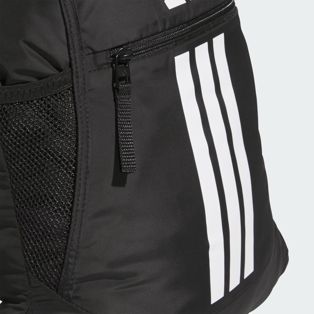 美國 adidas Alliance 3 Sackpack 雙肩抽繩束口包 運動背包 後背包 黑色-細節圖3