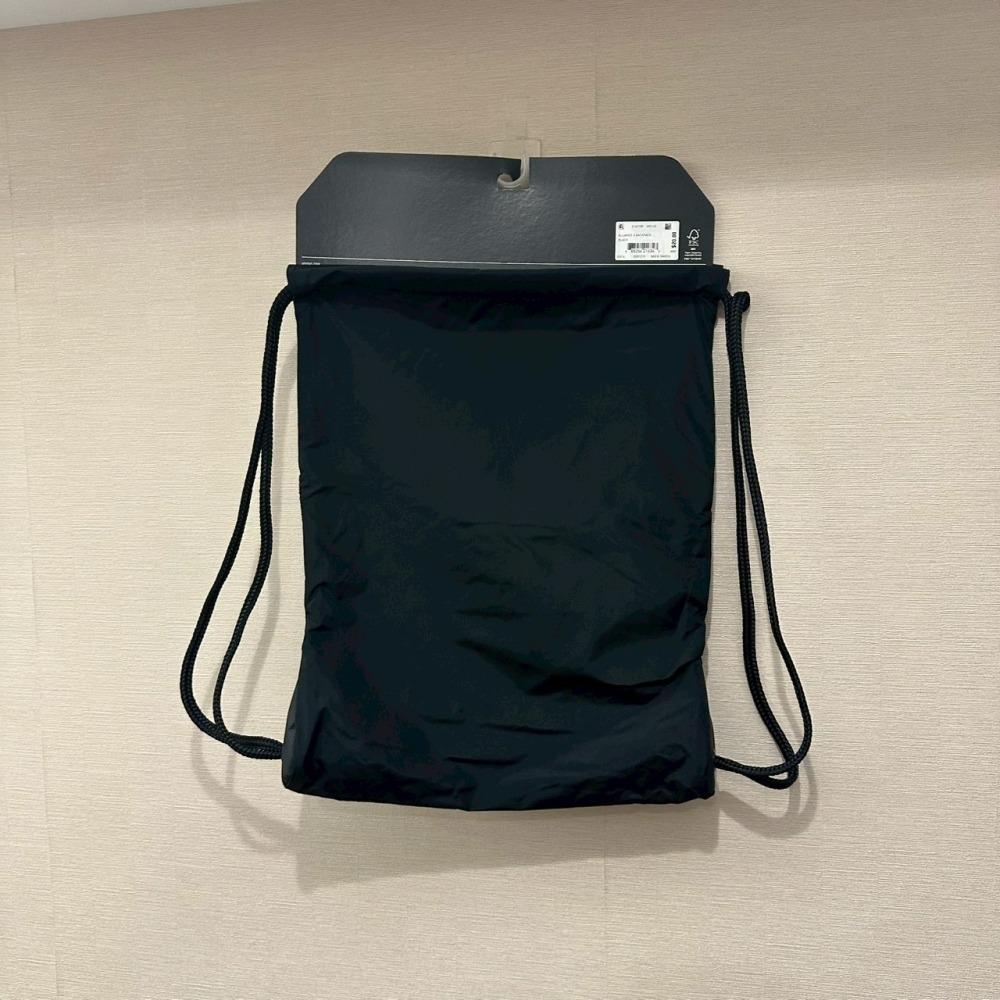 美國 adidas Alliance 3 Sackpack 雙肩抽繩束口包 運動背包 後背包 黑色-細節圖6