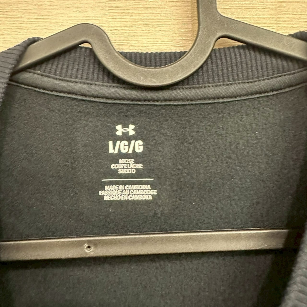 美國 UA 安德瑪 Under Armour 男款 Project Rock Red One Gains 聖誕大學T L-細節圖9