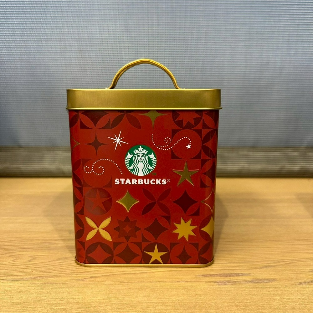 台灣 星巴克 Starbucks 綜合風味杏仁果 歐式千層派收納罐-規格圖7