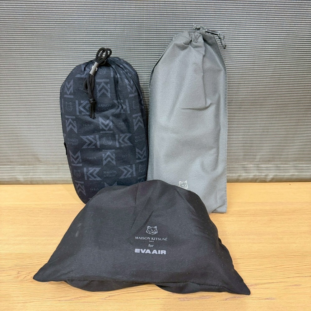 EVA air 長榮航空 Maison Kitsuné 機上用品 皇璽桂冠艙 商務艙 商務艙 睡衣 過夜包-規格圖10