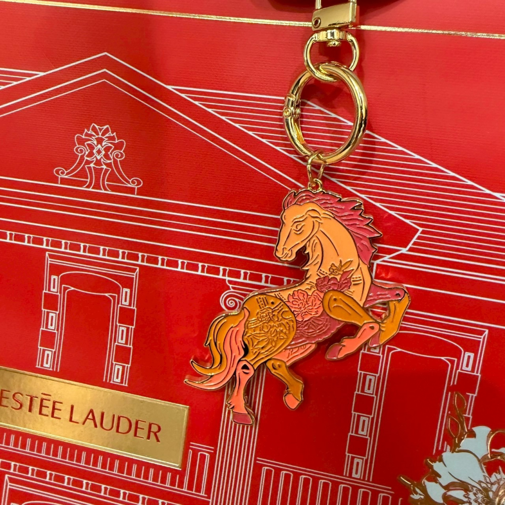 雅詩蘭黛 Estee Lauder 馬年 吊飾 紙盒 紙袋-細節圖4