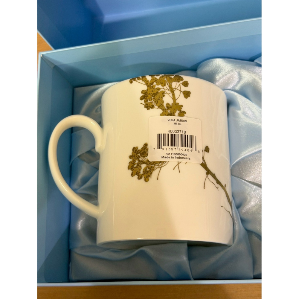 WEDGWOOD VERA WANG 燦金花園 Jardin 馬克杯+茶包組-細節圖4