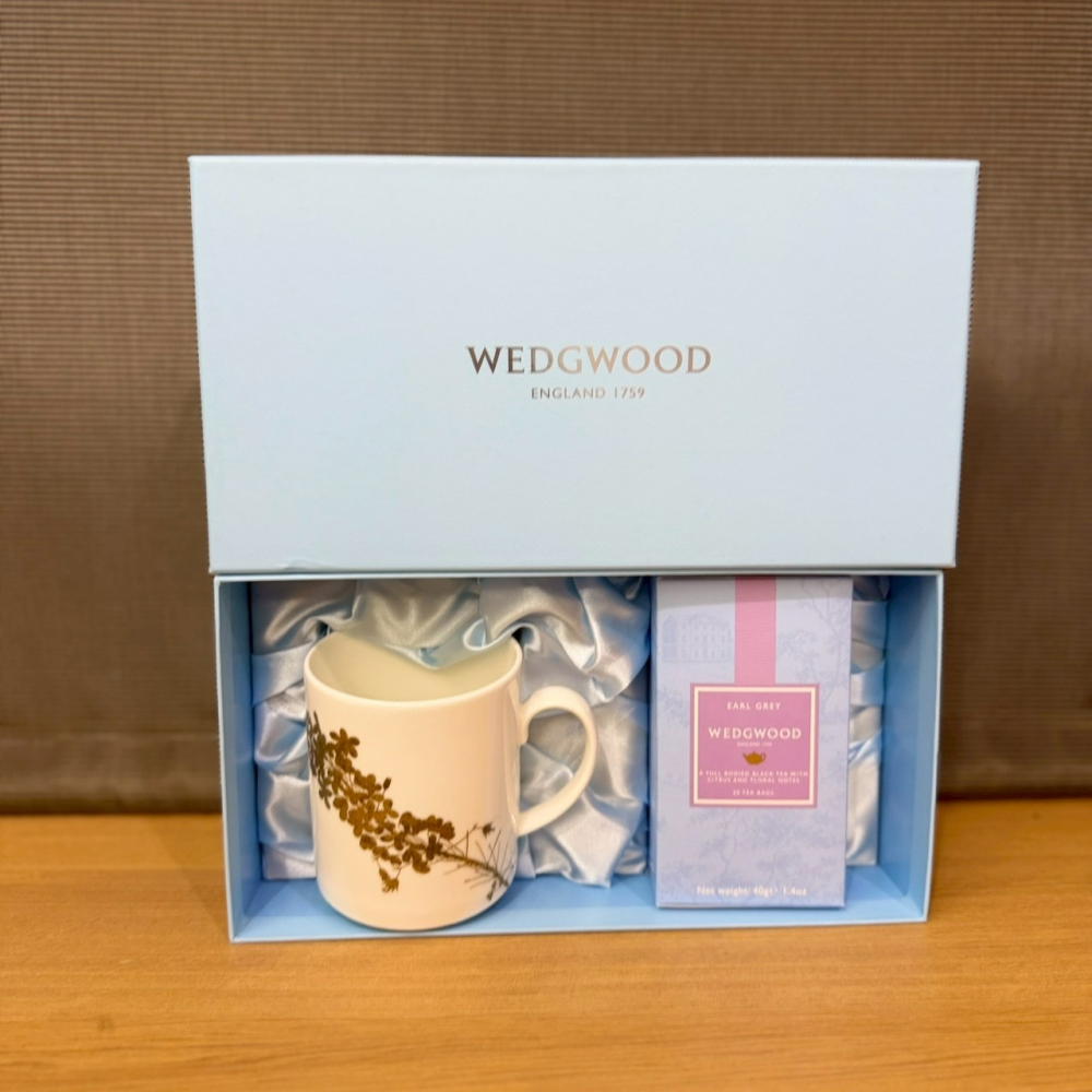 WEDGWOOD VERA WANG 燦金花園 Jardin 馬克杯+茶包組-細節圖10