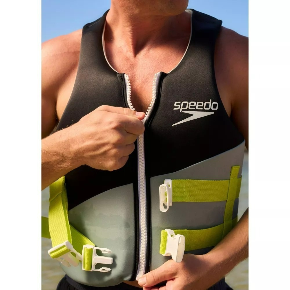 Speedo 成人 浮力衣 浮力背心 游泳背心 水上運動背心-細節圖11