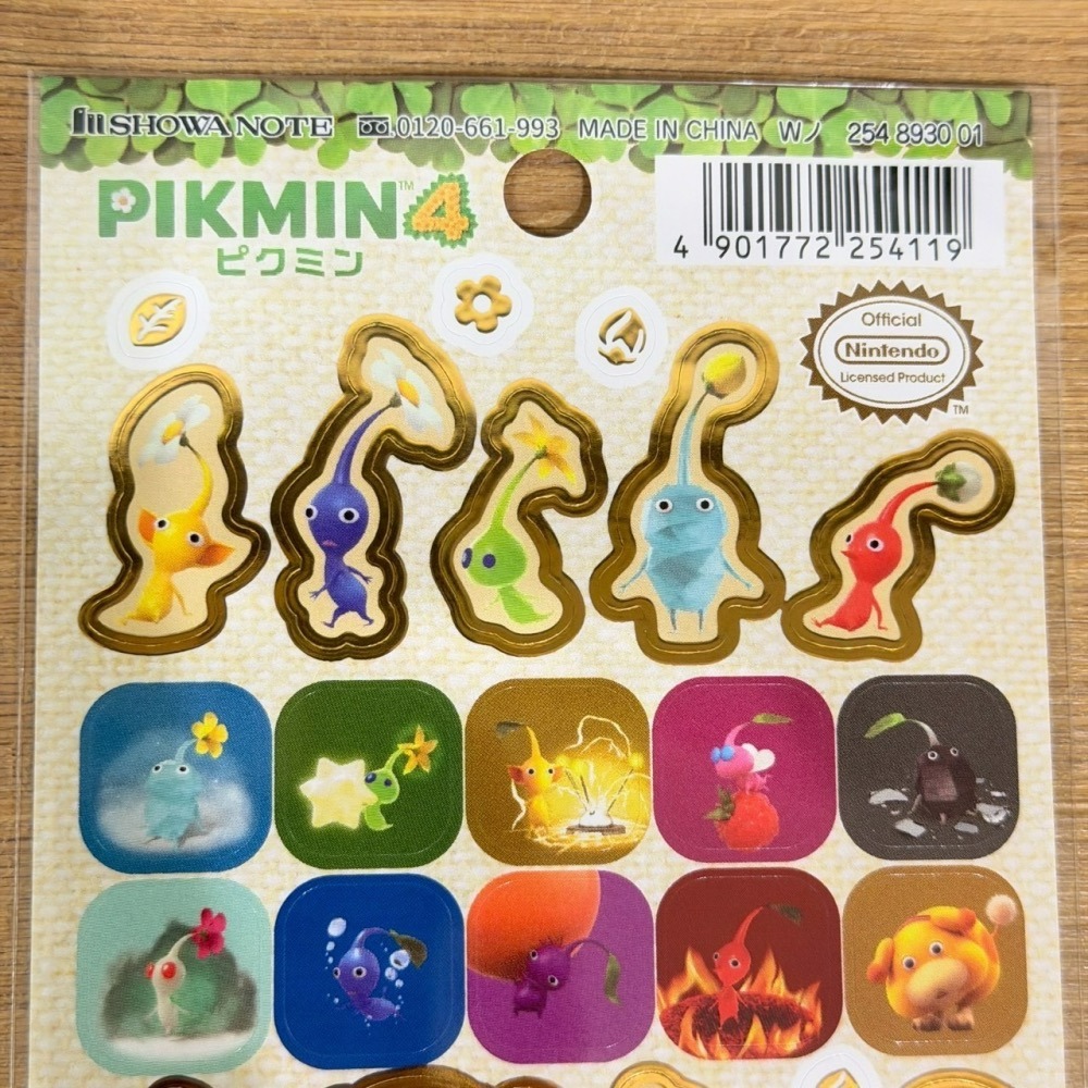 日本 皮克敏 Pikmin 專區 BANDAI 無限拔拔皮克敏DX 貼紙 牙刷-細節圖7