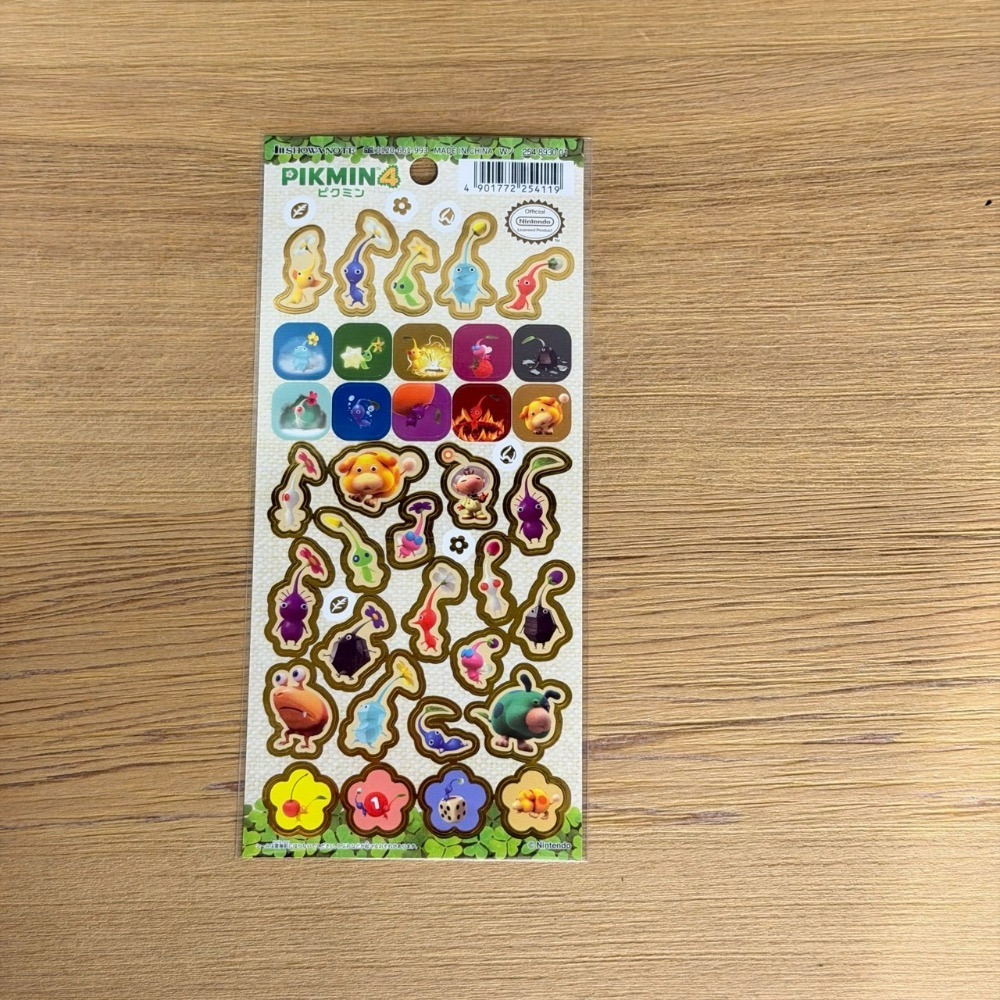 日本 皮克敏 Pikmin 專區 BANDAI 無限拔拔皮克敏DX 貼紙 牙刷-規格圖8