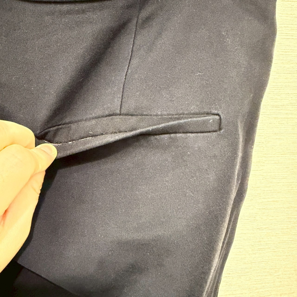 <二手> Zara Basic 黑色拉鍊裝飾緊身長褲 size S-細節圖3