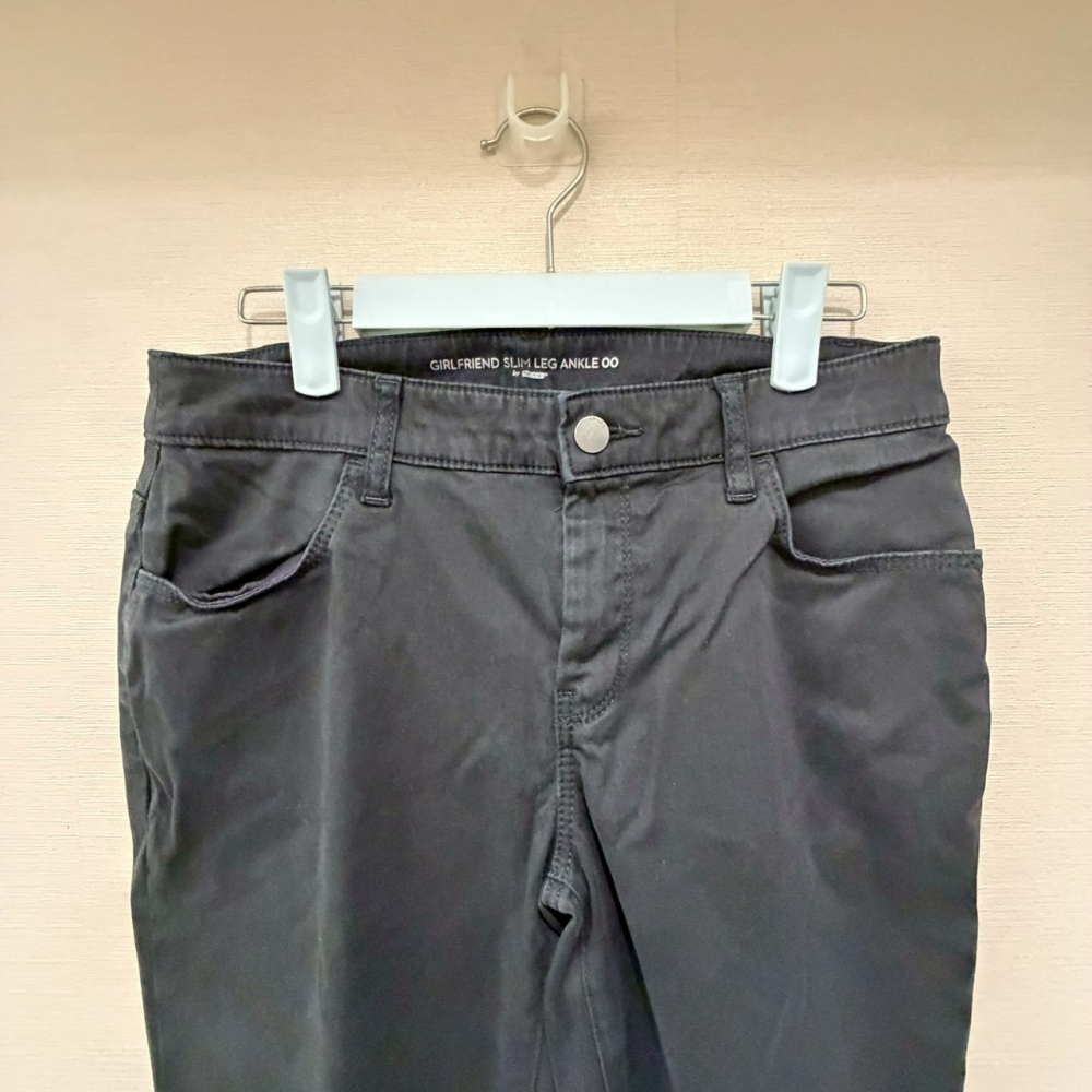 <二手> 美國 Chico＇s 黑色修身九分褲 size 00-細節圖3