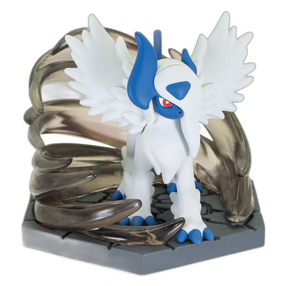 [阿勃梭魯/月伊布] 日本 T-ARTS 寶可夢 Pokemon Diorama Collect 惡屬性＆龍屬性 轉蛋-細節圖5