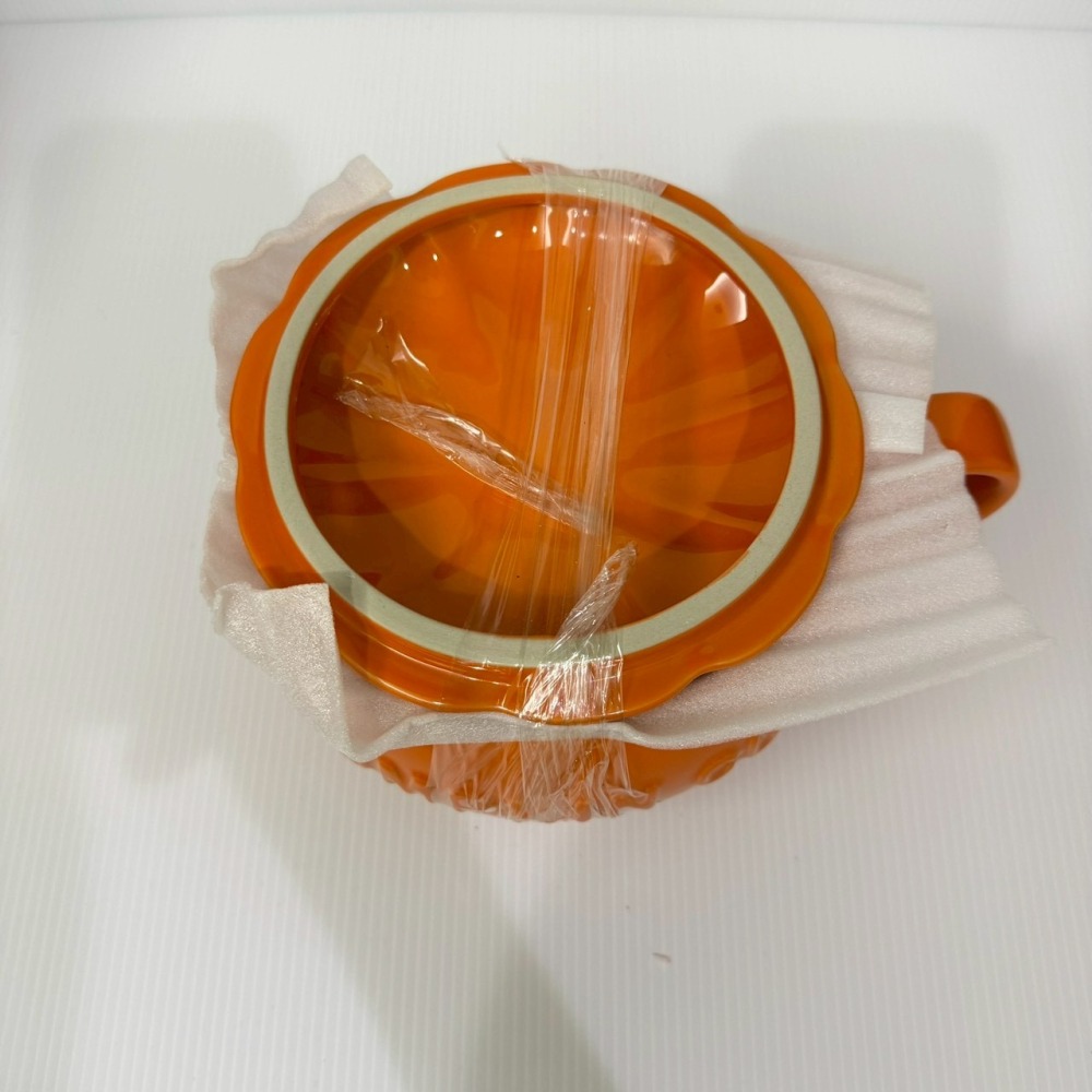 南瓜造型 陶瓷碗 泡麵碗 湯碗 PUMPKIN CUP 附筷子 湯匙-細節圖3