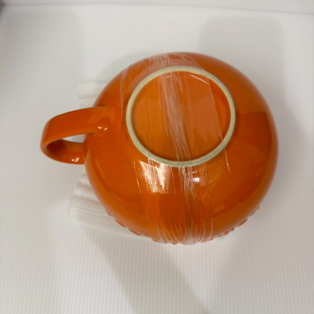 南瓜造型 陶瓷碗 泡麵碗 湯碗 PUMPKIN CUP 附筷子 湯匙-細節圖5