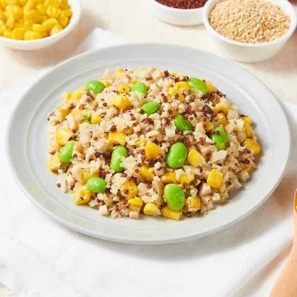 【說蔬人】✨黃金藜麥毛豆✨黃金藜麥鷹嘴豆✨200g/全素/退冰即食/藜麥沙拉/沙拉輕食/低卡代餐/藜麥鷹嘴豆/黎麥毛豆-細節圖3