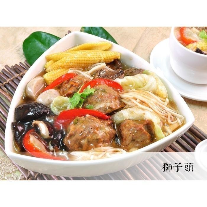 【說蔬人】崇華-素食年菜套組-六六大順(6菜)6-8人🥇蕈菇松露白醬+焗烤千層麵+佛跳牆+椒鹽素排+獅子頭+冬瓜豐-細節圖3