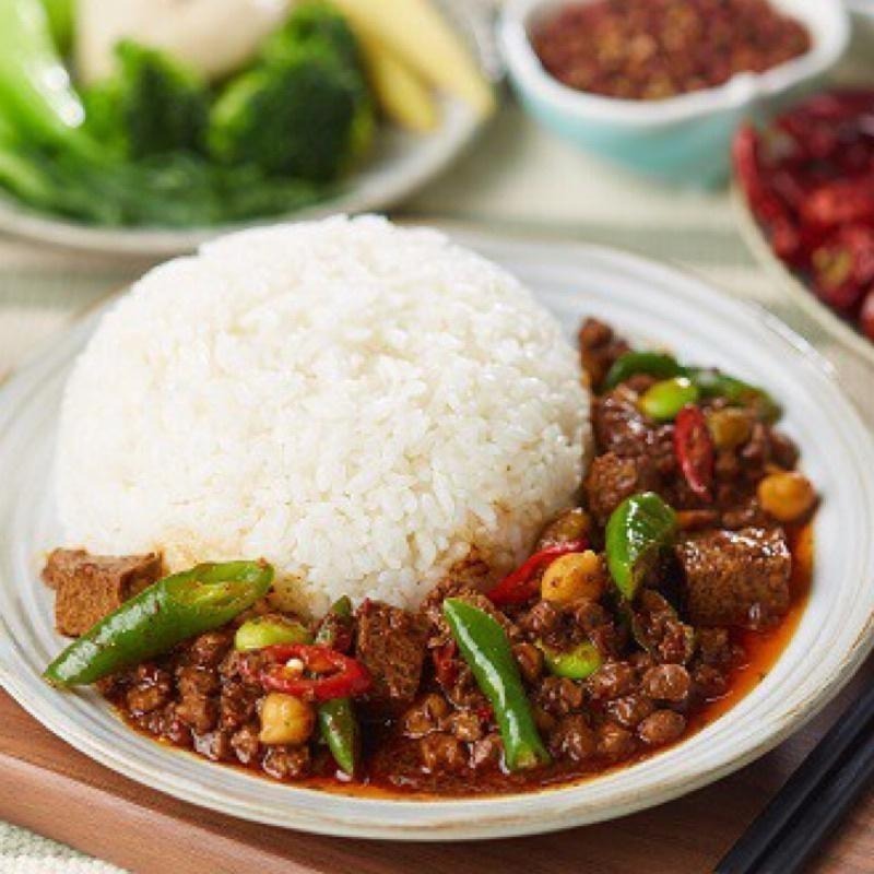 【說蔬人】無敵好吃😋麻辣干鍋 高回購！-全素👍🏻超下飯/素燥/素魯/拌麵/拌飯/素躁/超好吃！-細節圖2