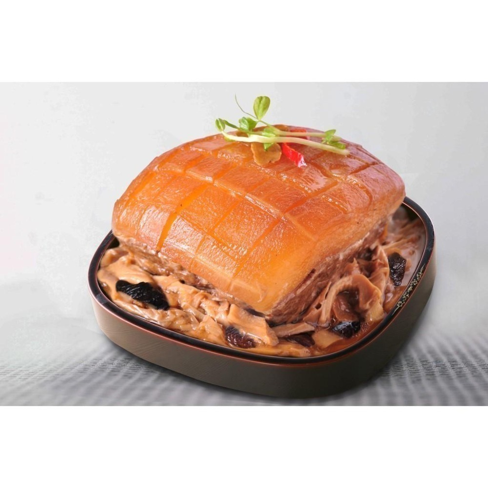 【說蔬人】崇華-素食年菜套組-步步高升(6菜)6-8人份🏆佛跳牆+玉潤蓮糕+冬瓜豐+猴菇扣筍+北京烤丫+御膳鮮羹-細節圖5