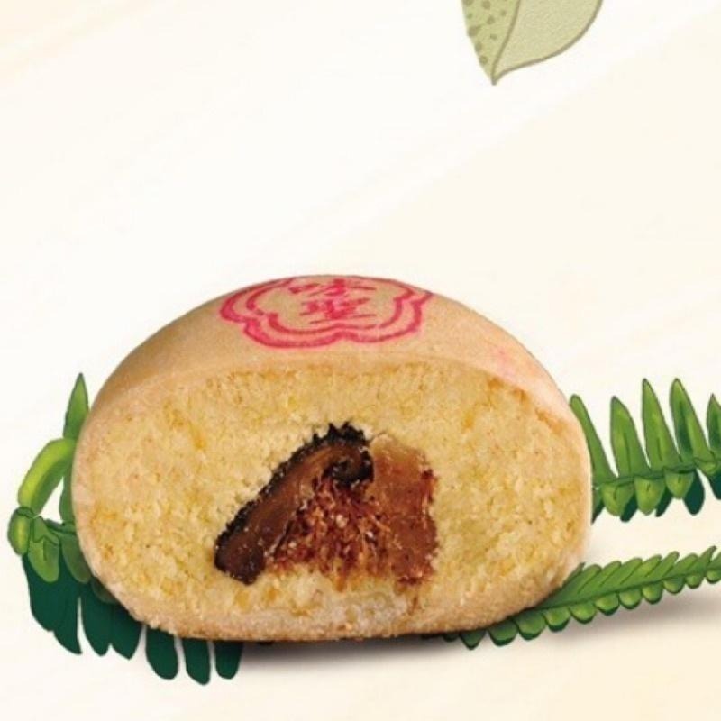 【說蔬人】崇華-綠豆椪🥮(6入 12入)全素/vegan/素餅/素食伴手禮/素食月餅/中秋月餅/崇華/崇華齊/清豆沙-細節圖2