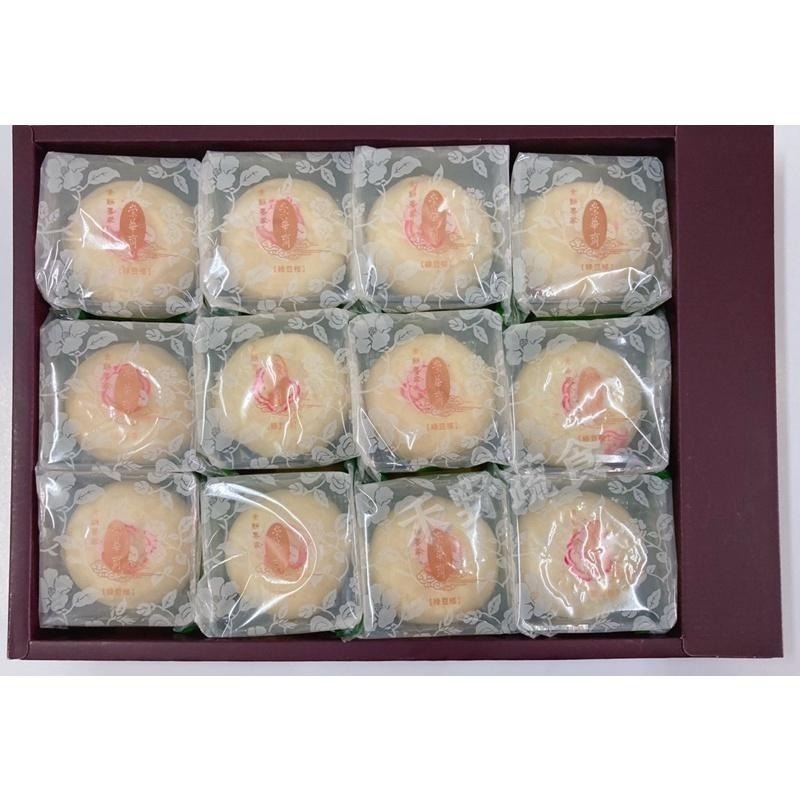 【說蔬人】崇華-綠豆椪🥮(6入 12入)全素/vegan/素餅/素食伴手禮/素食月餅/中秋月餅/崇華/崇華齊/清豆沙-細節圖4