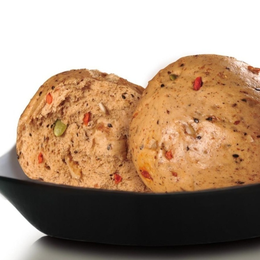 【說蔬人】崇華美食-養生饅頭10入/奶素❤️全麥饅頭/素饅頭/素食饅頭/崇華齋/崇華齊/崇華/冷凍饅頭/饅頭/雜糧饅頭-細節圖2