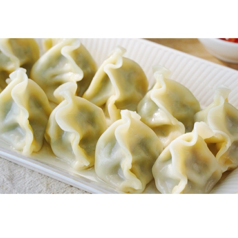 【說蔬人】薺菜香菇大水餃🥟全素(約30入)薺菜水餃/香菇薺菜/大顆水餃/飽滿多汁/素水餃/vegan/dumpling-細節圖3
