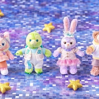 現貨 日本東京迪士尼 達菲好朋友 夏夜旋律 夏日限定 站姿吊飾 鑰匙圈 達菲 史黛拉 玲娜貝兒-細節圖2