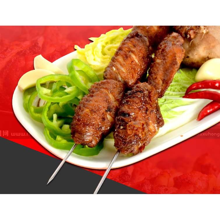 【3戶居小舖】烤肉叉 燒烤串 烤肉籤304不銹鋼烤肉籤 不銹鋼烤肉串 BBQ肉針 烤肉簽 中秋烤肉用品 烤籤-細節圖4