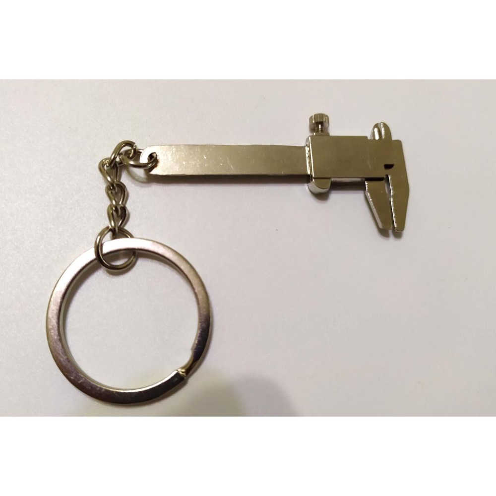 【3戶居小舖】工具造型鑰匙圈 迷你游標卡尺鑰匙圈 鋅合金鑰匙扣 鑰匙圈 小工具鑰匙圈-細節圖3