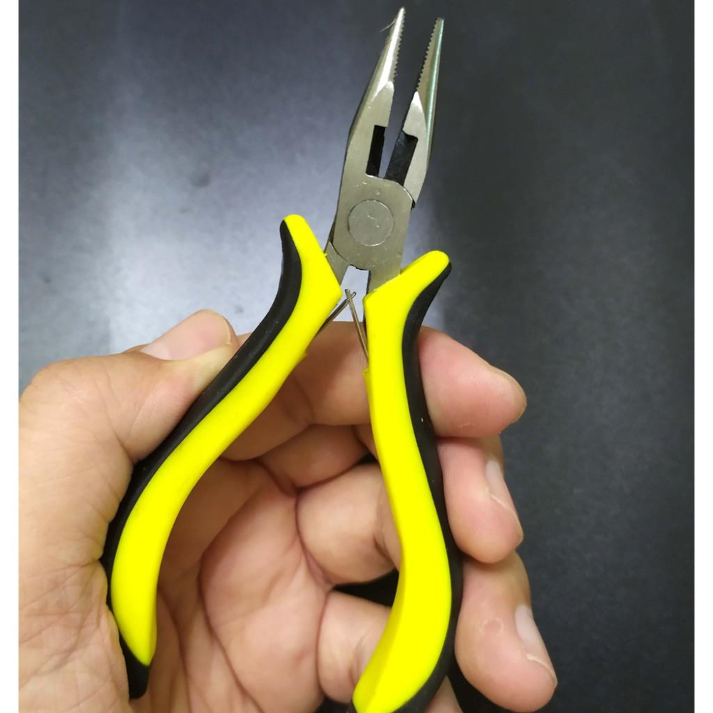 【3戶居小舖】迷你鉗子 老虎鉗 手工鉗子4.5吋尖嘴鉗 鋼絲鉗 老虎鉗 斜口鉗 小型手工具 模型工具-細節圖7