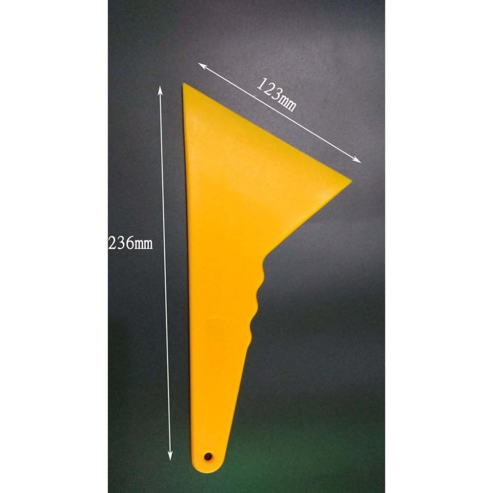 【3戶居小舖】塑膠刮板 方形刮板 三角刮板 貼膜刮板 隔熱紙刮板 刮刀 塑膠刮刀-細節圖3