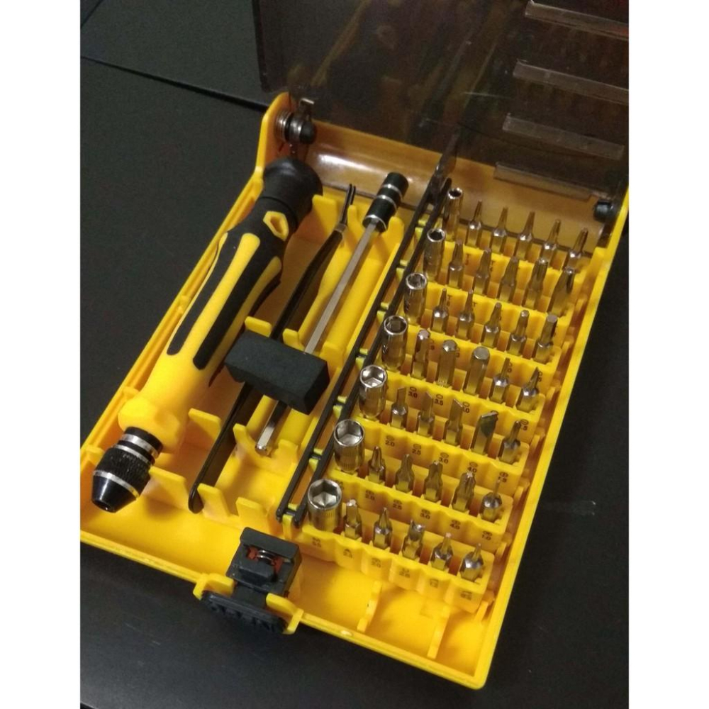 【3戶居小舖】45合一維修工具 拆手機 拆手機工具 手機拆卸工具 手機拆修工具螺絲起子套組 專業拆機-細節圖2