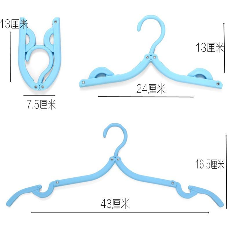 【3戶居小舖】行衣架 曬衣 晾衣 曬衣架 掛勾摺疊衣架 曬衣架 方便收納衣架 旅行衣架-細節圖3