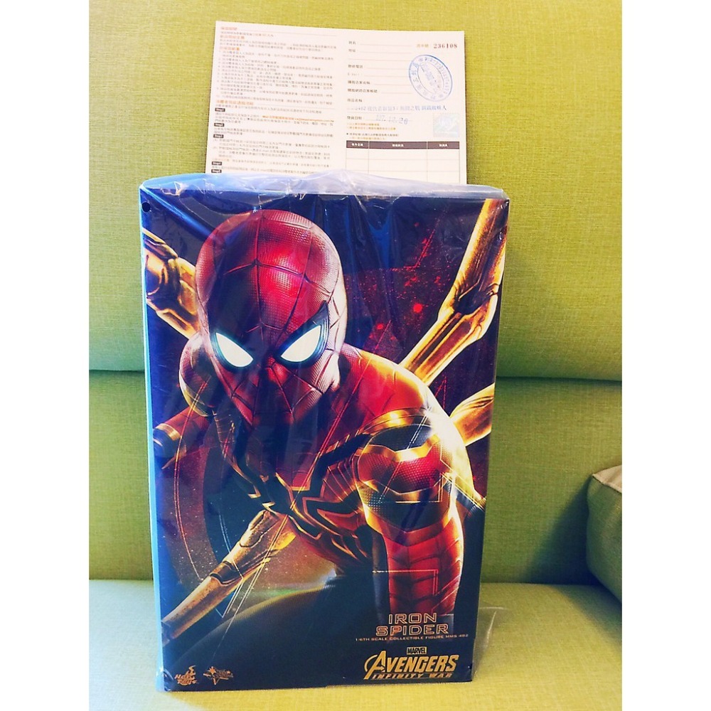 ☆春盛實業☆全新正版現貨 ! HOT TOYS 野獸國 MMS482 復仇者聯盟3：無限之戰 鋼鐵蜘蛛人 (限面交) 全-細節圖2