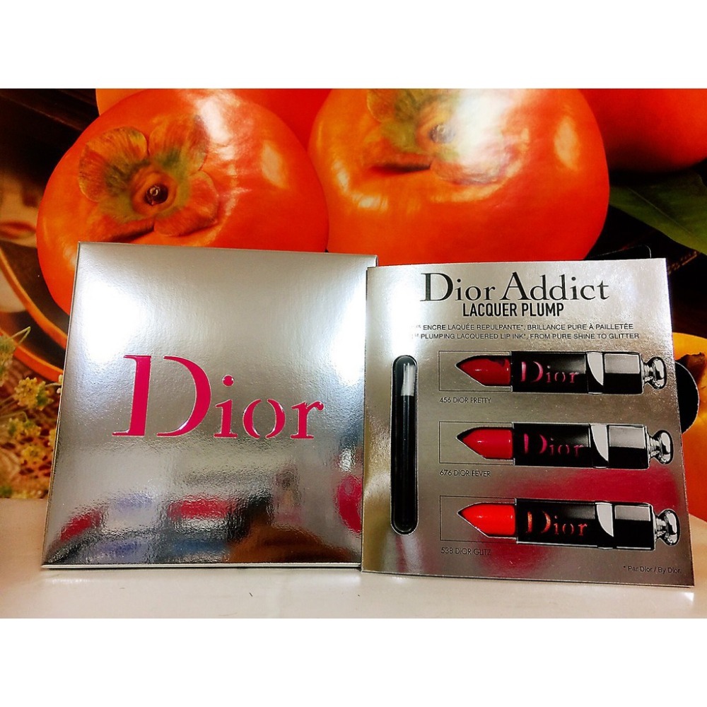 ☆春盛實業☆DIOR 迪奧癮誘超模漆光俏唇露三色試用卡 3*0.45g (色號: 456, 676,538)-細節圖2